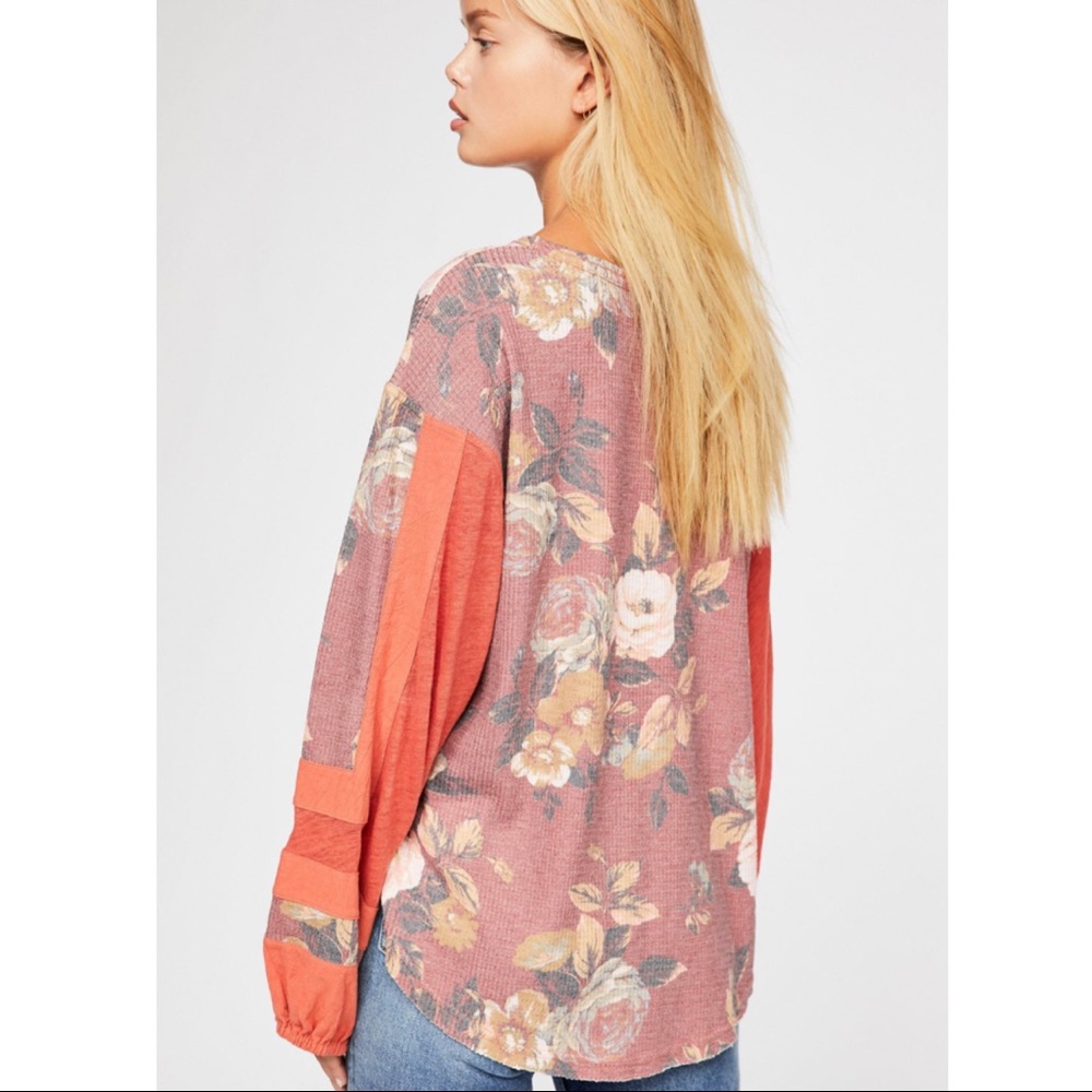Free People Flower Patch Top In Moroccan Spice S - Picture 7 of 7